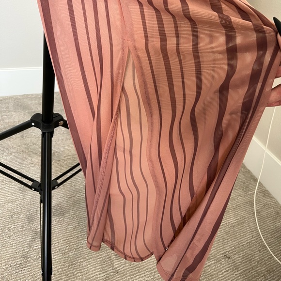 NWT Bush Long Sleeve Mesh Dress - Picture 7 of 7